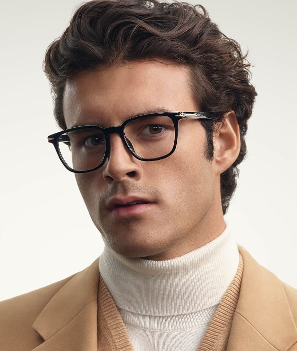 A classy man wearing Montblanc eyeglasses