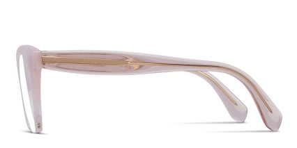 Miu Miu MU 03QV Pink glasses - Pink - Side View
