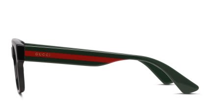 Gucci GG0343O glasses - Shiny Black - Side View