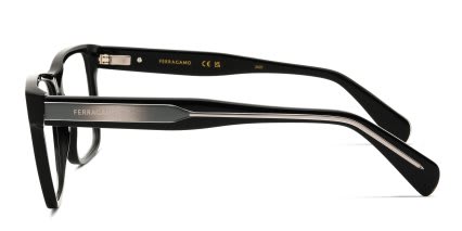 Ferragamo SF2953N Black glasses - Black - Side View