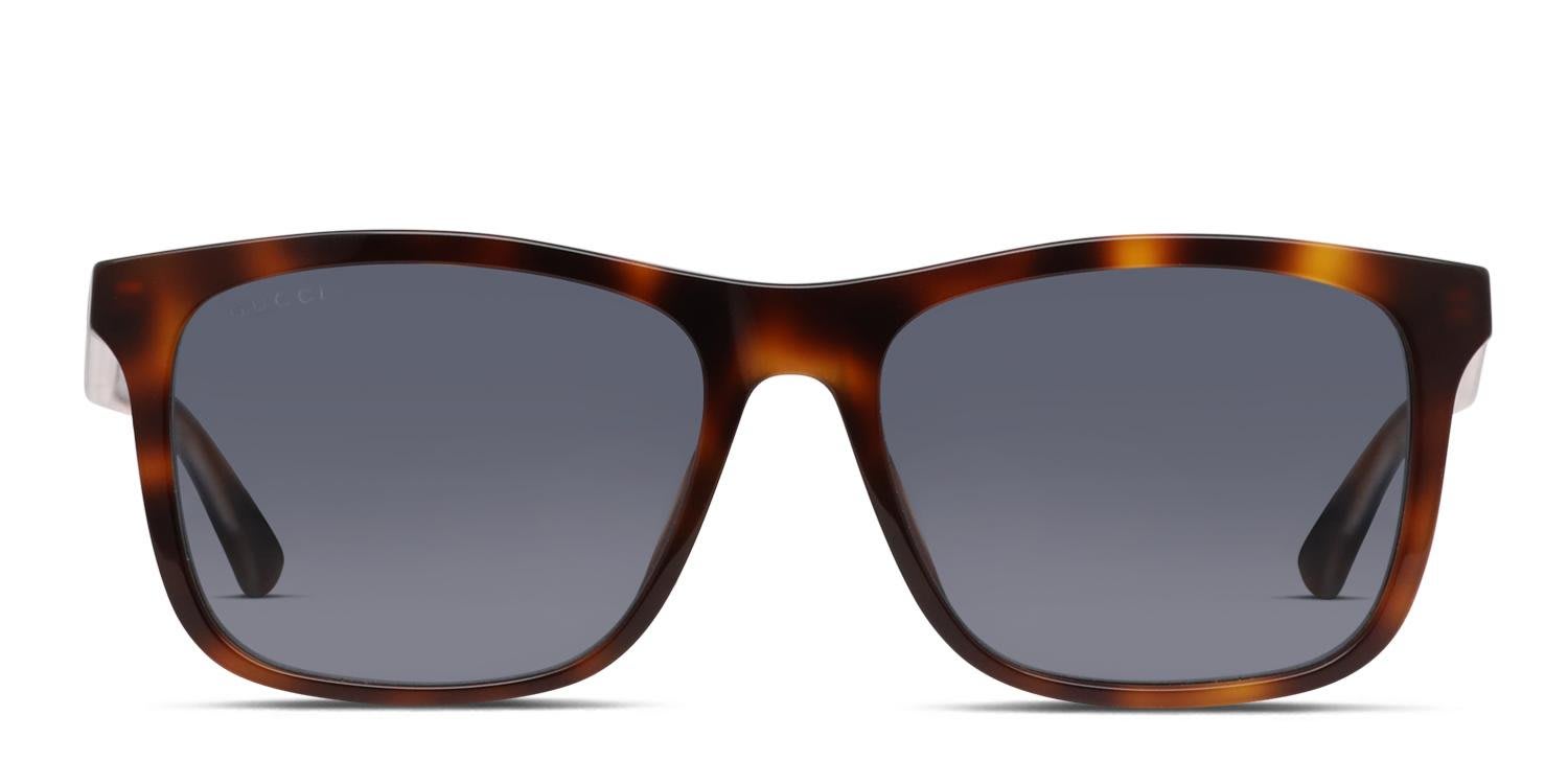 Gucci GG0381SN Tortoise glasses - Tortoise - Frontal View