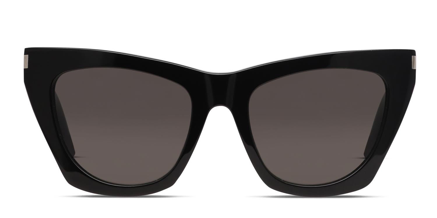 Saint Laurent SL 214 Kate Shiny Black glasses - Shiny Black - Frontal View