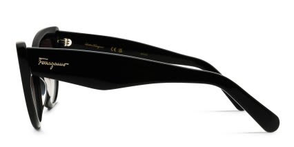Ferragamo SF930S Black, Gray glasses - Black - Side View