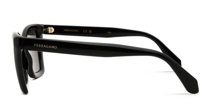 Ferragamo SF2039SE Black, Gray glasses - Black - Side View