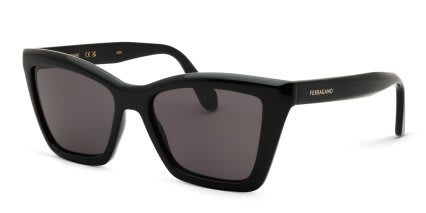 Ferragamo SF2039SE Black, Gray glasses - Black - Angle View