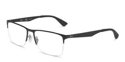 Ray-Ban RX6335 Black glasses - Black - Angle View