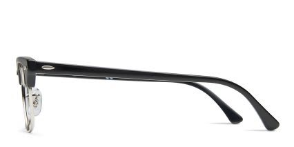 Ray-Ban RX5154 Clubmaster Black, Silver glasses - Black / Silver - Side View