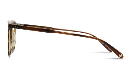 Garrett Leight Boon Brown glasses - Brown - Side View