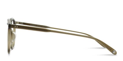 Garrett Leight Kinney Green, Clear glasses - Green / Clear - Side View