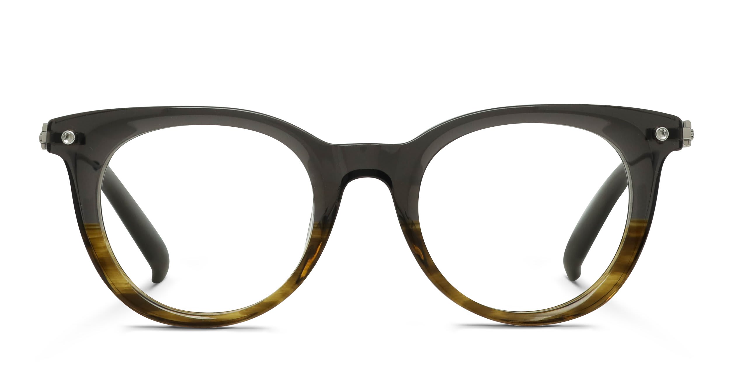 Yohji Yamamoto Label 21 Gray, Tortoise glasses - Gray / Tortoise - Frontal View