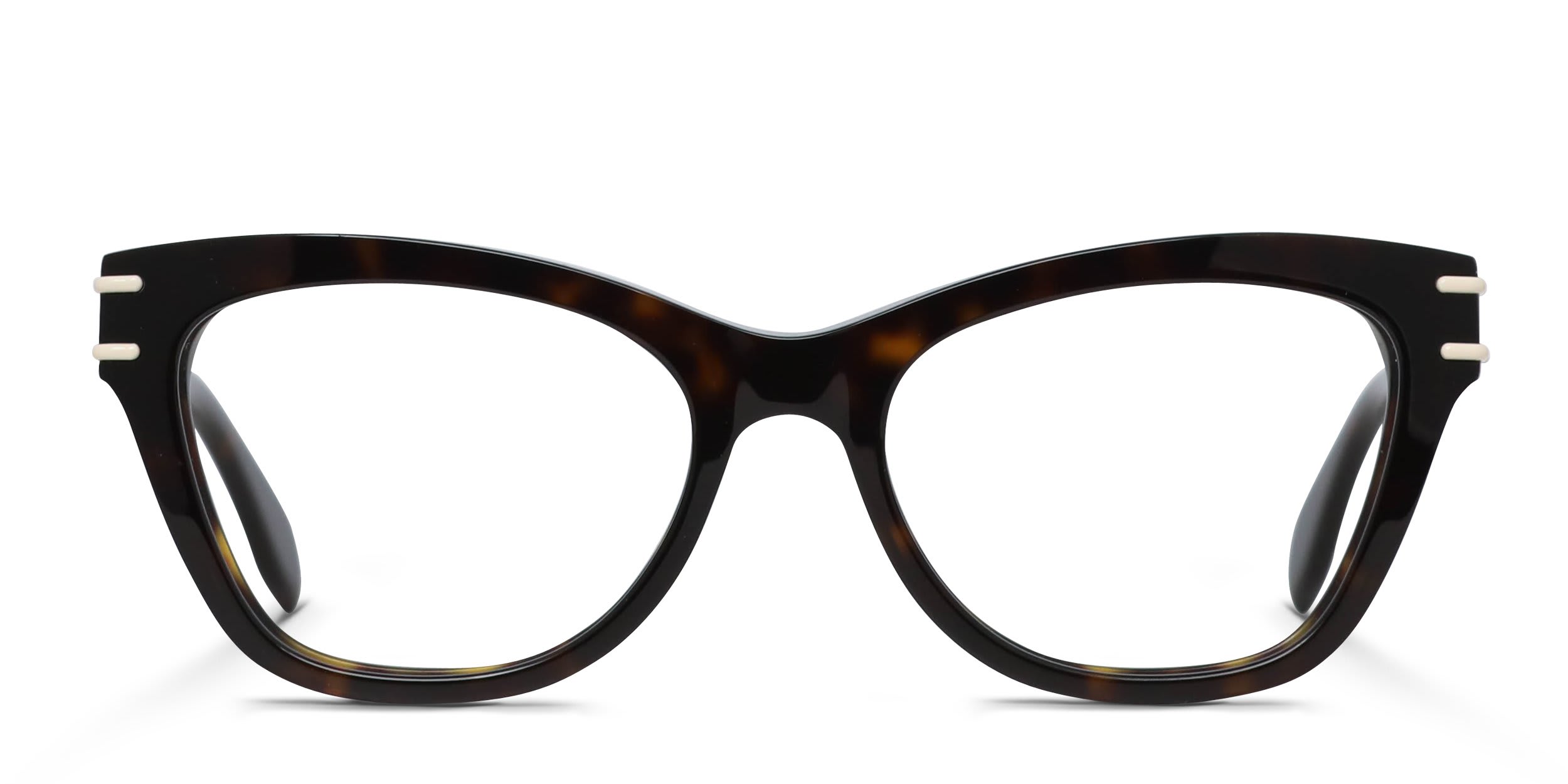 Alexander McQueen AM0401O Tortoise glasses - Tortoise - Frontal View