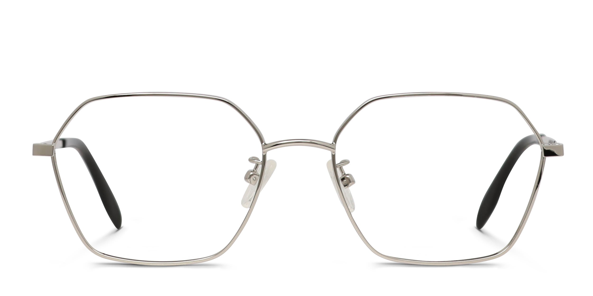 Alexander McQueen AM0437O Silver glasses - Silver - Frontal View