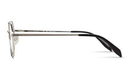 Alexander McQueen AM0437O Silver glasses - Silver - Side View