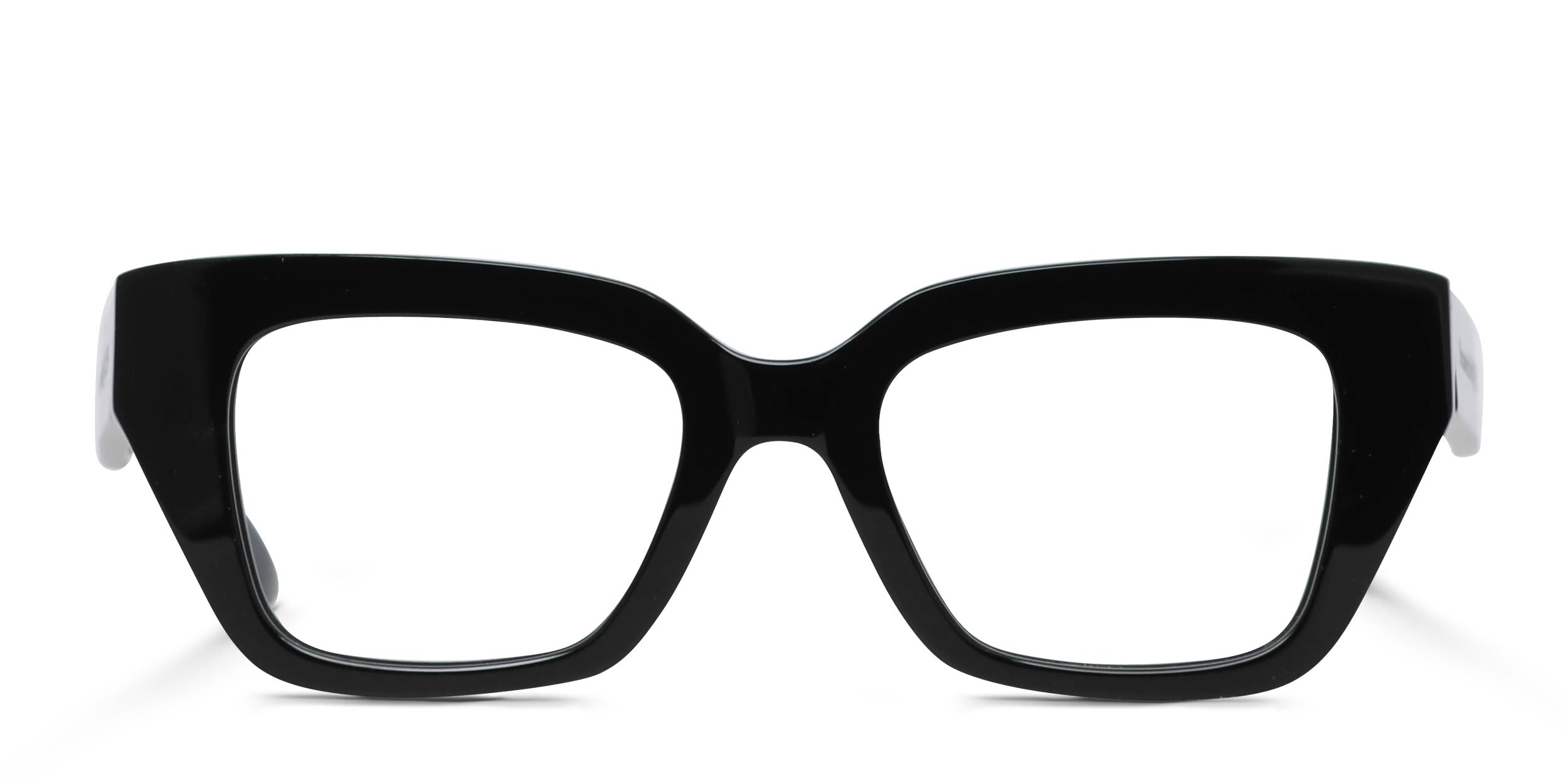 Alexander McQueen AM0453O Shiny Black glasses - Shiny Black - Frontal View