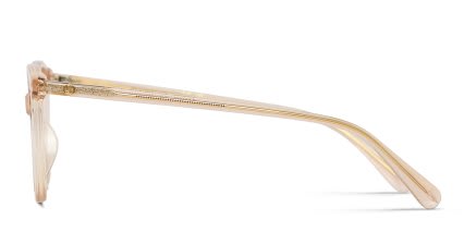 Gucci GG0550O Beige, Clear glasses - Beige / Clear - Side View