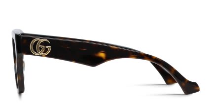 Gucci GG1424O Brown, Tortoise glasses - Brown / Tortoise - Side View