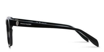 Alexander McQueen AM0282O Shiny Black glasses - Shiny Black - Side View