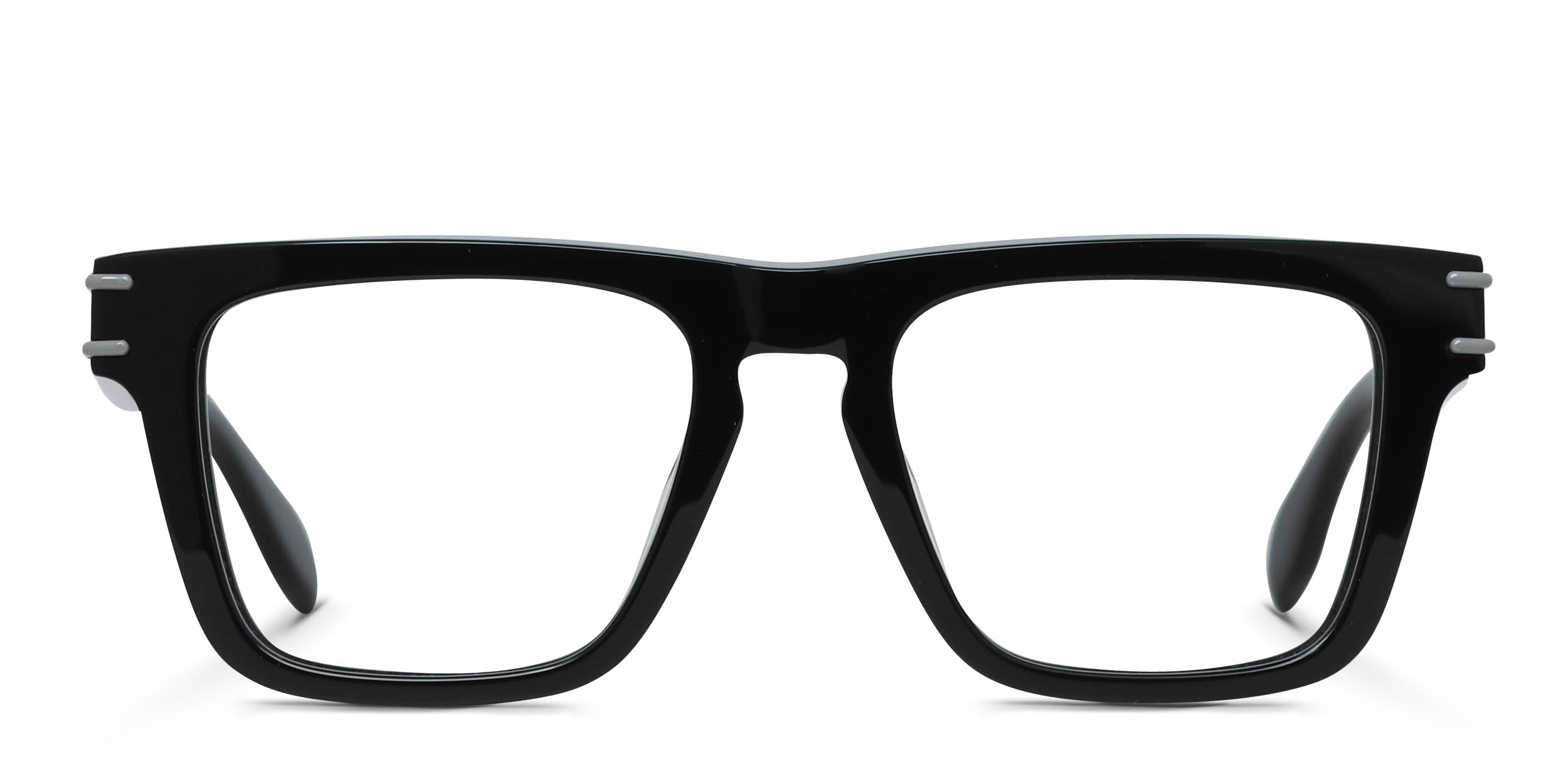 Alexander McQueen AM0400O Shiny Black glasses - Shiny Black - Frontal View