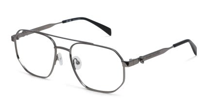 Alexander McQueen AM0459O Gunmetal glasses - Gunmetal - Angle View