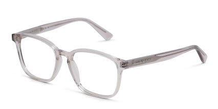 Alexander McQueen AM0462O Beige, Clear glasses - Beige / Clear - Angle View