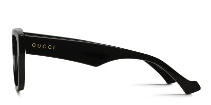 Gucci GG1428O Shiny Black glasses - Shiny Black - Side View