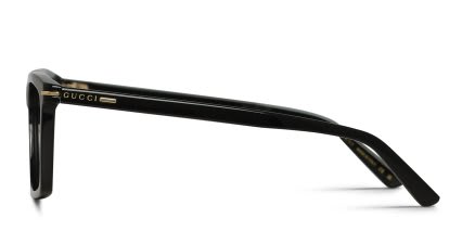 Gucci GG1445O Shiny Black glasses - Shiny Black - Side View