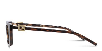 Gucci GG1682O Tortoise glasses - Tortoise - Side View