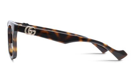 Gucci GG1728O Tortoise glasses - Tortoise - Side View