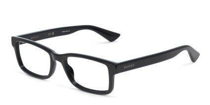 Gucci GG1717O Shiny Black glasses - Shiny Black - Angle View