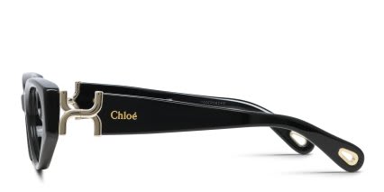 Chloe CH0273O Shiny Black glasses - Shiny Black - Side View