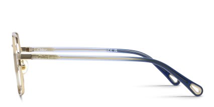 Chloe CH0268O Gold glasses - Gold - Side View