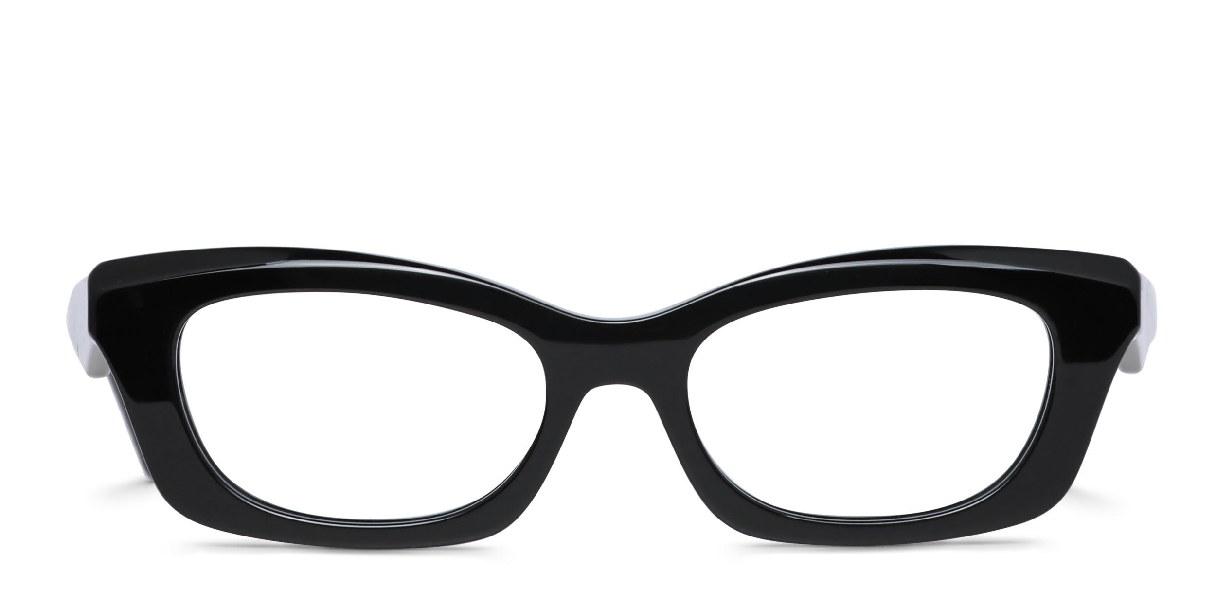 Alexander McQueen AM0474O Shiny Black glasses - Shiny Black - Frontal View