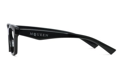 Alexander McQueen AM0476O Shiny Black glasses - Shiny Black - Side View