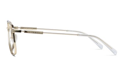 Alexander McQueen AM0480O Gold glasses - Gold - Side View