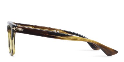 Mont Blanc MB0266O Tortoise, Brown glasses - Tortoise / Brown - Side View