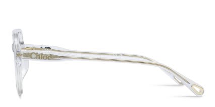 Chloe CH0277OA Gray, Clear glasses - Gray / Clear - Side View