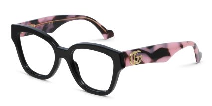 Gucci GG1424O Black glasses - Black - Angle View