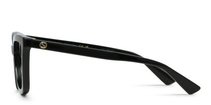 Gucci GG1686O Shiny Black glasses - Shiny Black - Side View