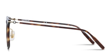 Mont Blanc MB0354O Tortoise glasses - Tortoise - Side View