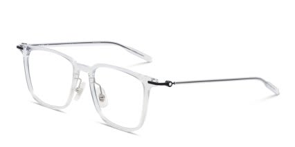Mont Blanc MB0354O Clear glasses - Clear - Angle View
