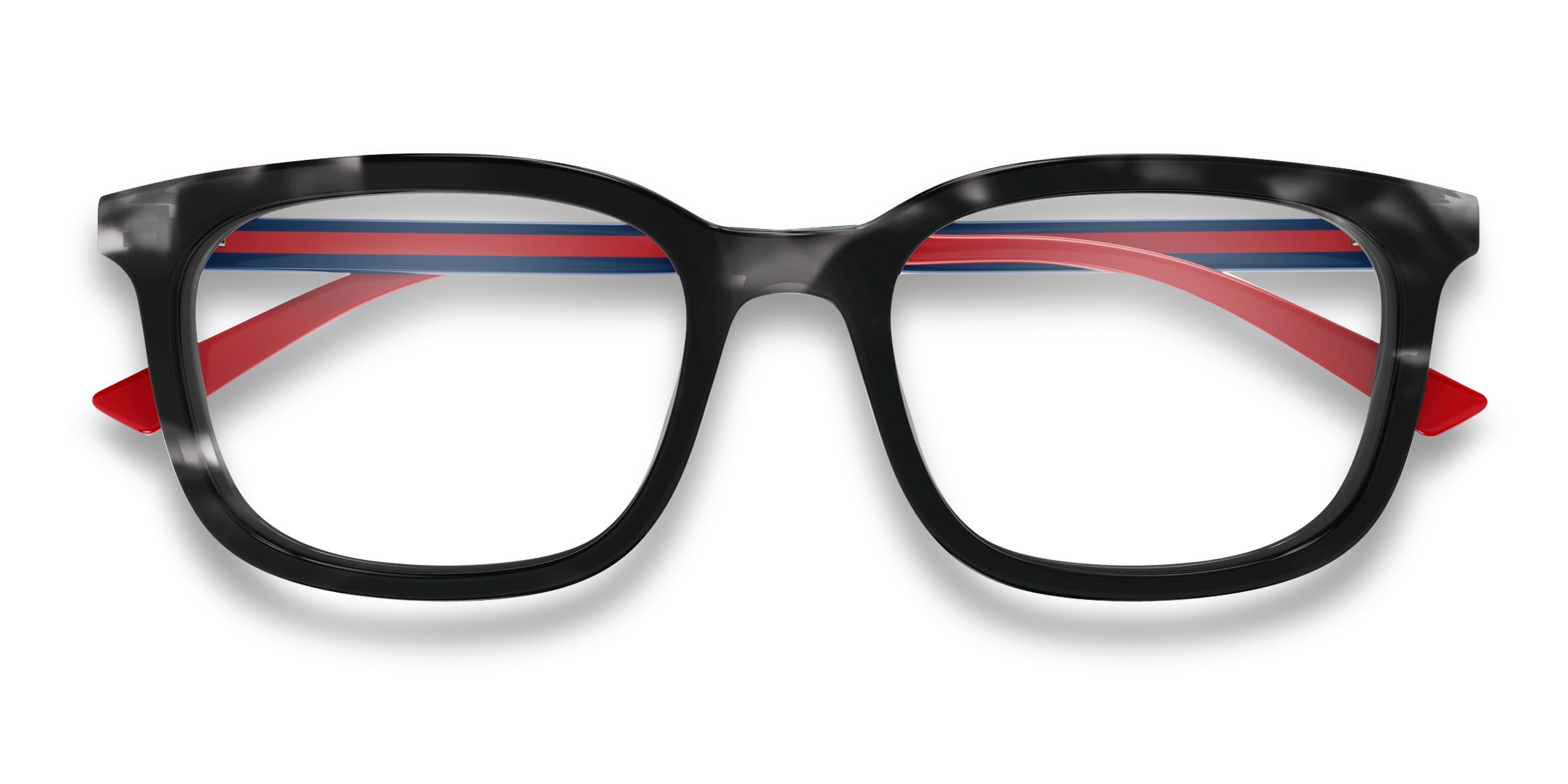 Gucci GG1928O Gray, Tortoise glasses - Gray / Tortoise - Frontal View