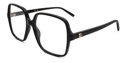 Gucci GG1994O Shiny Black glasses - Shiny Black - Angle View