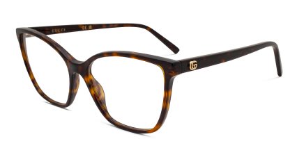 Gucci GG1995O Tortoise glasses - Tortoise - Angle View