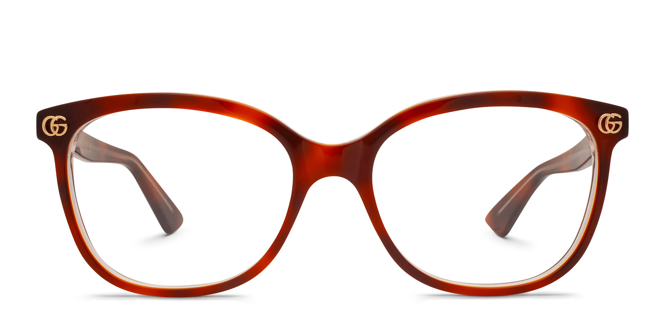 Gucci GG1816O Tortoise, Pink glasses - Tortoise / Pink - Frontal View
