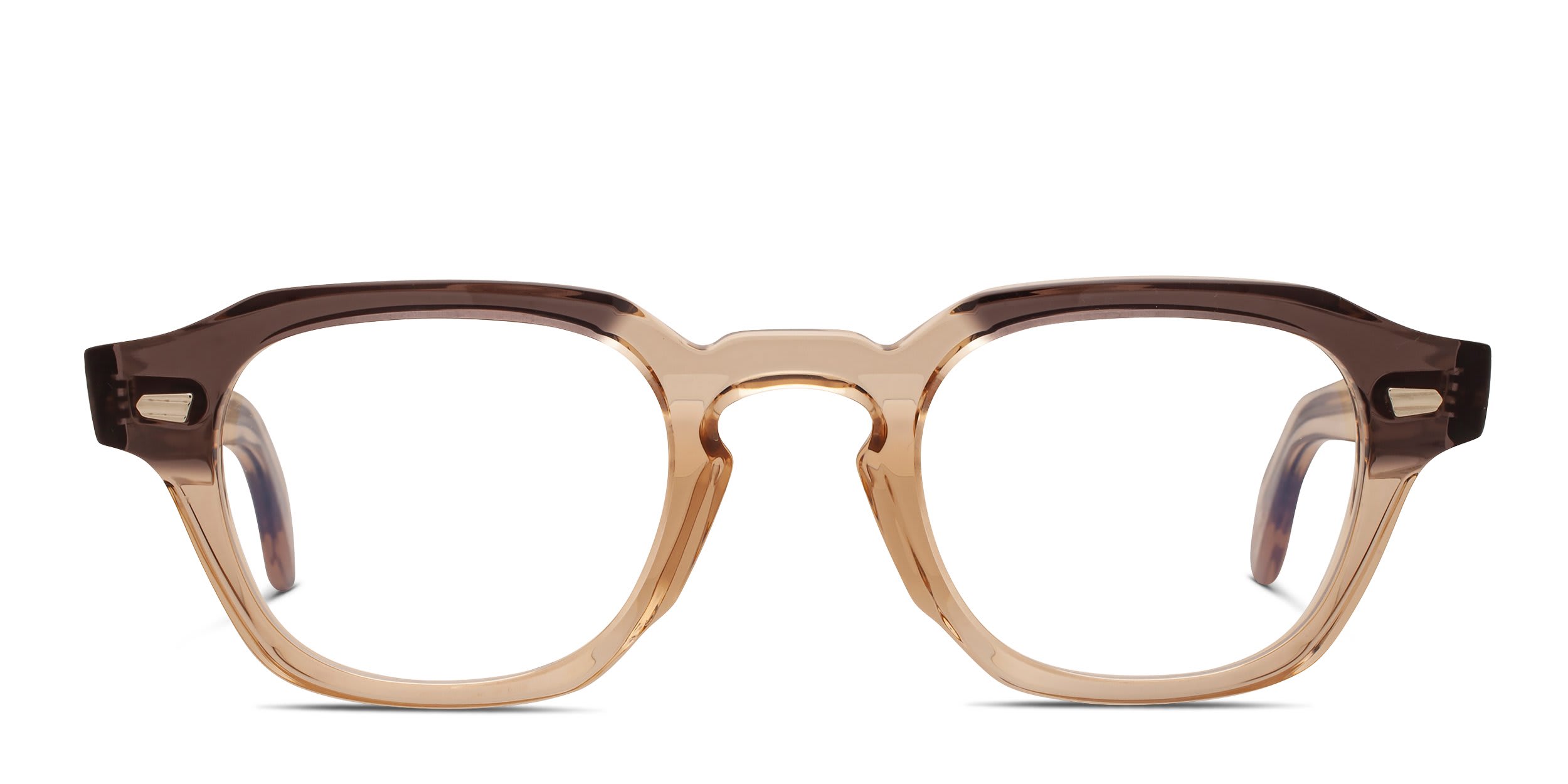 Cutler and Gross 1420 Gray, Beige glasses - Gray / Beige - Frontal View