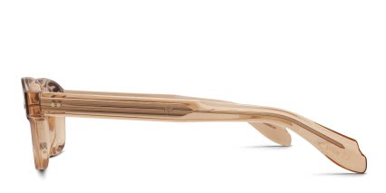 Cutler and Gross 1420 Gray, Beige glasses - Gray / Beige - Side View