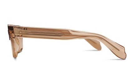 Cutler and Gross 1421 Gray, Beige glasses - Gray / Beige - Side View