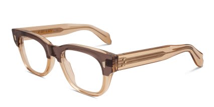 Cutler and Gross 1421 Gray, Beige glasses - Gray / Beige - Angle View
