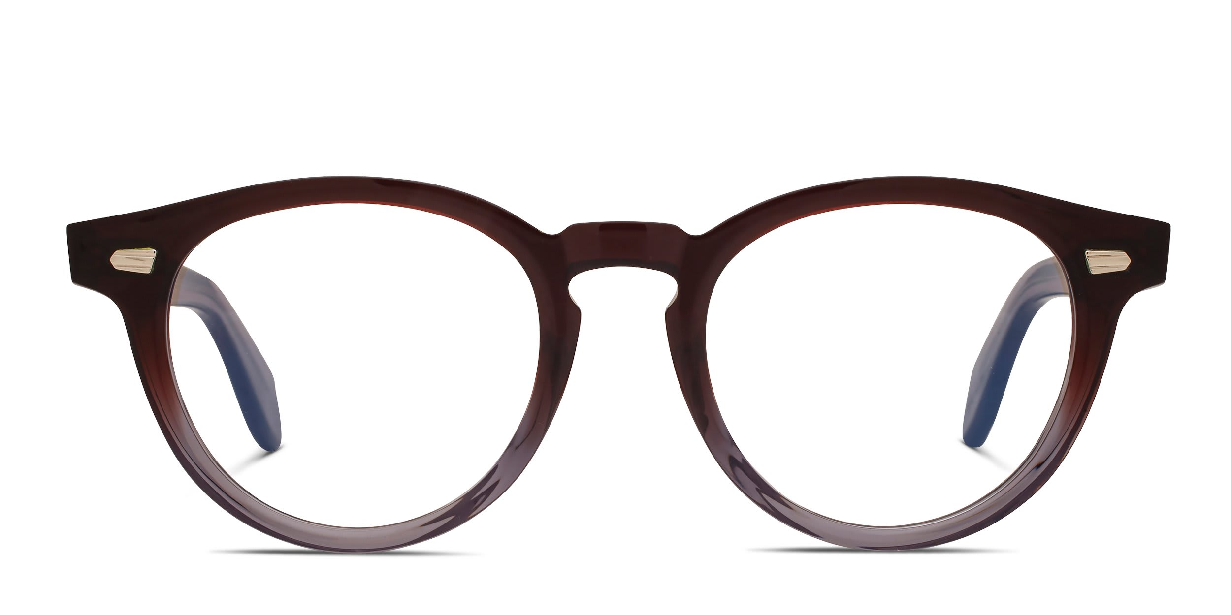 Cutler and Gross 9378 Red, Clear glasses - Red / Gray - Frontal View