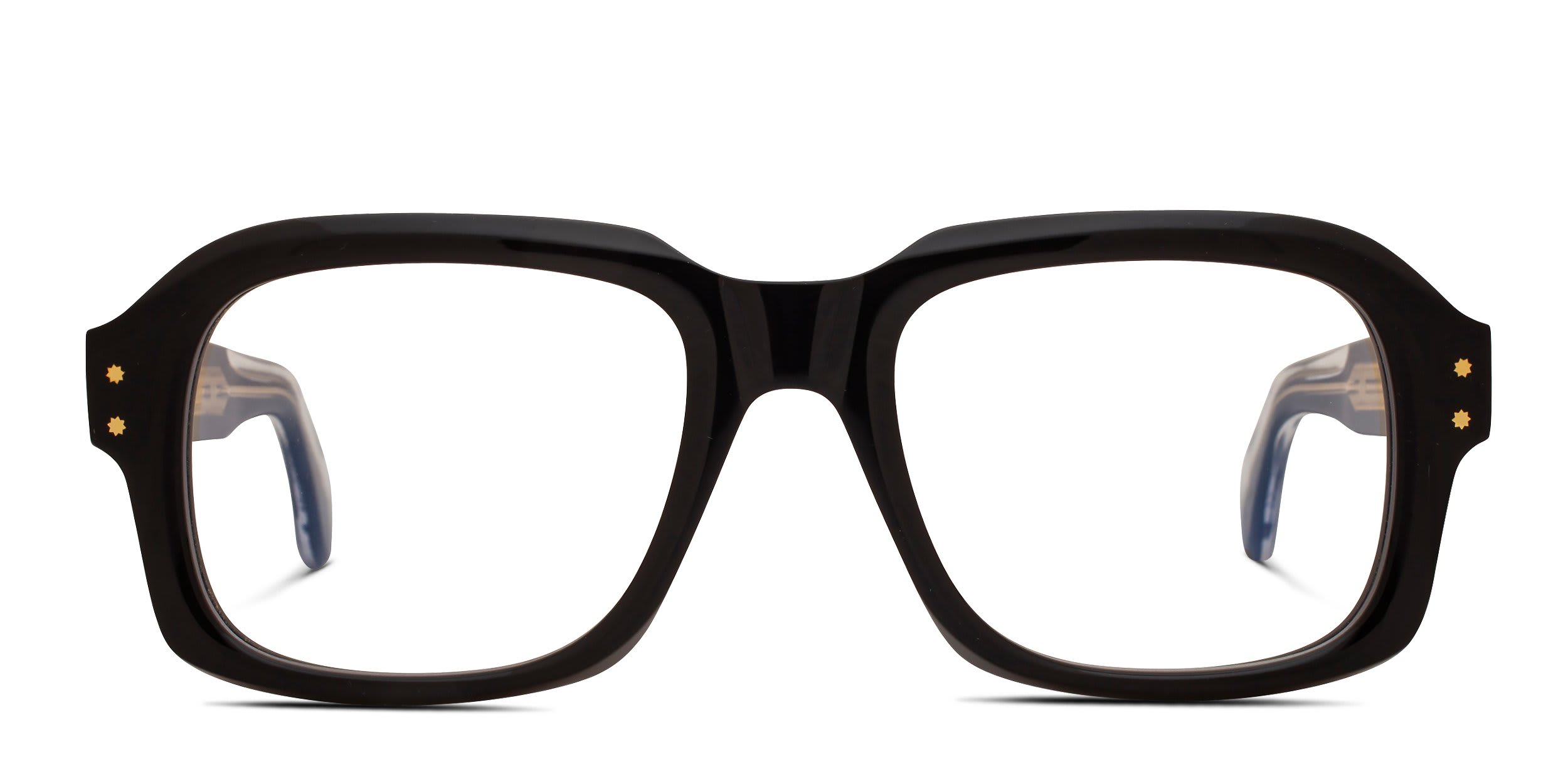 Cutler and Gross 9852 Shiny Black glasses - Shiny Black - Frontal View